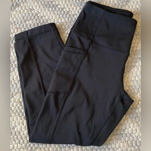 Yogalicious Lux Black Cropped Leggings